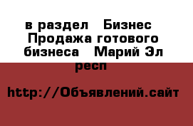  в раздел : Бизнес » Продажа готового бизнеса . Марий Эл респ.